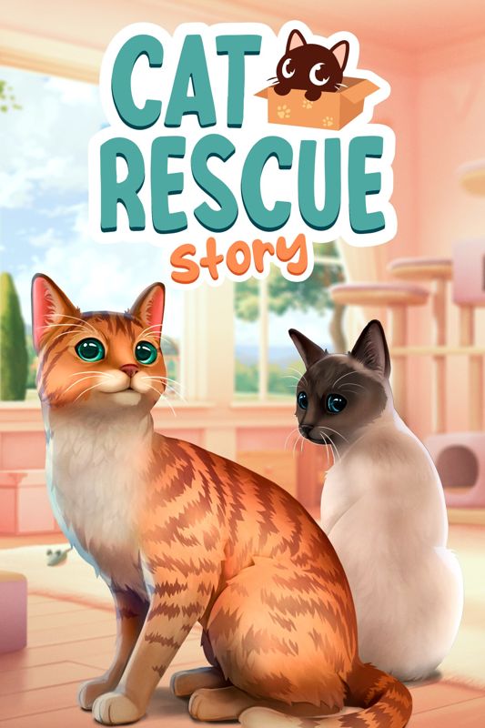 Cat Rescue Story box art for Playstation 5